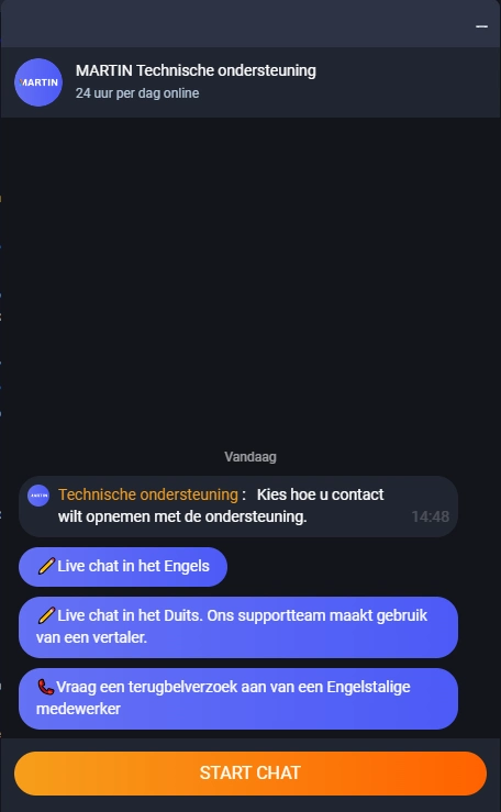 martin casino klantenondersteuning